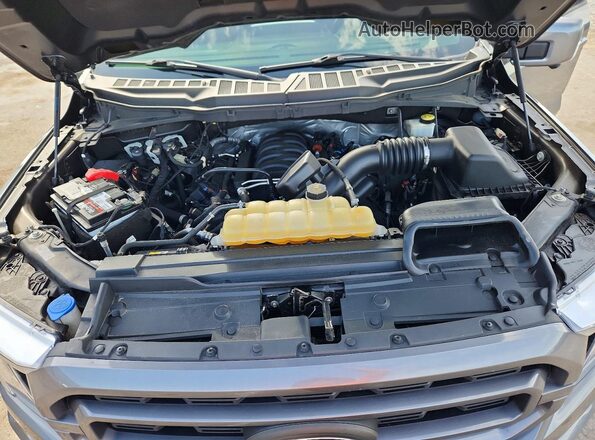 1FTFW1E57MFA09770 2021 FORD F150 Gray Rear interior view