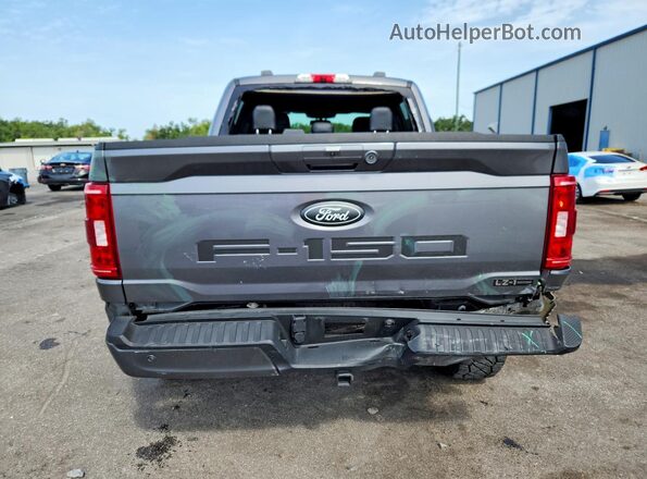 1FTFW1E57MFA09770 2021 FORD F150 Gray Rear view
