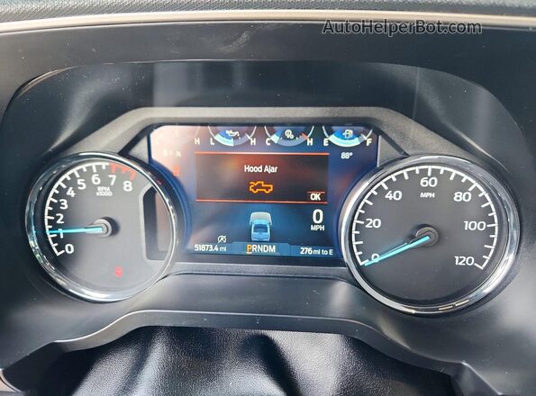 1FTFW1E57MFA09770 2021 FORD F150 Gray Instrument cluster view