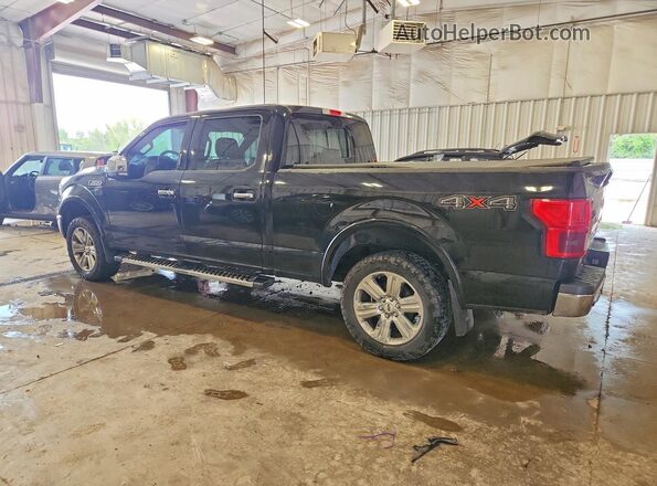 1FTFW1E58JFC17362 2018 FORD F150 Black Rear left