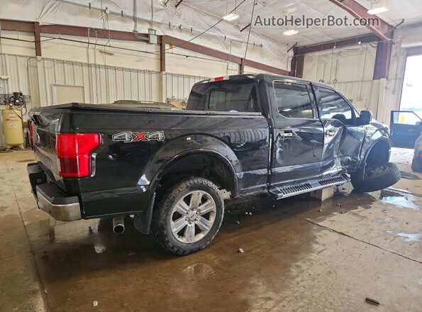1FTFW1E58JFC17362 2018 FORD F150 Black Rear right