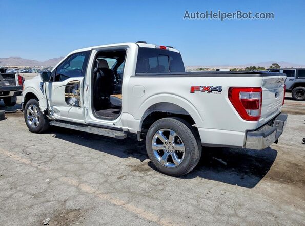 1FTFW1E58MFC34361 2021 FORD F150 White Trasero izquierdo