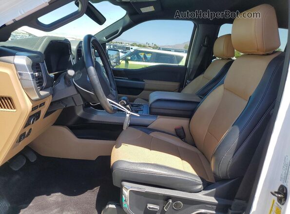 1FTFW1E58MFC34361 2021 FORD F150 White Vista interior delantera