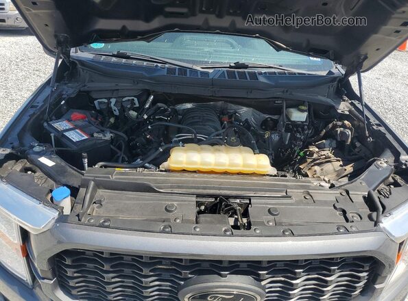 1FTFW1E58NFB88919 2022 FORD F150 Charcoal Widok wnętrza z tyłu