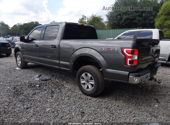 1FTFW1E59JFA98317 2018 FORD F150 Серый Задняя левая четверть