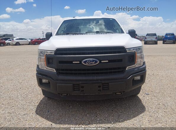 1FTFW1E59JKF63685 2018 FORD F150 White Widok wnętrza z tyłu