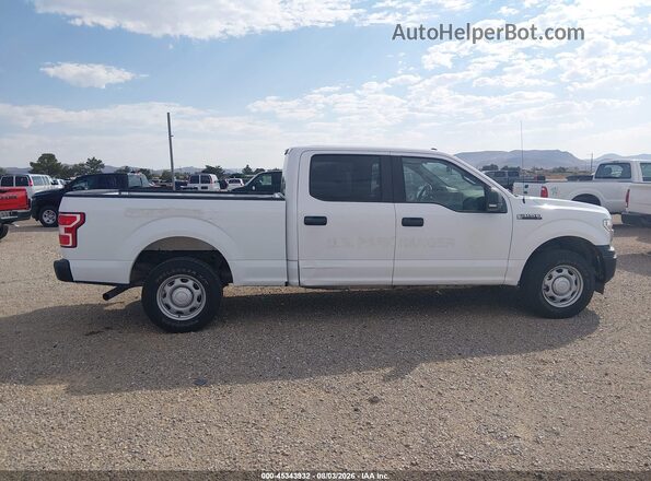 1FTFW1E59JKF63685 2018 FORD F150 White Widok wnętrza 360 stopni
