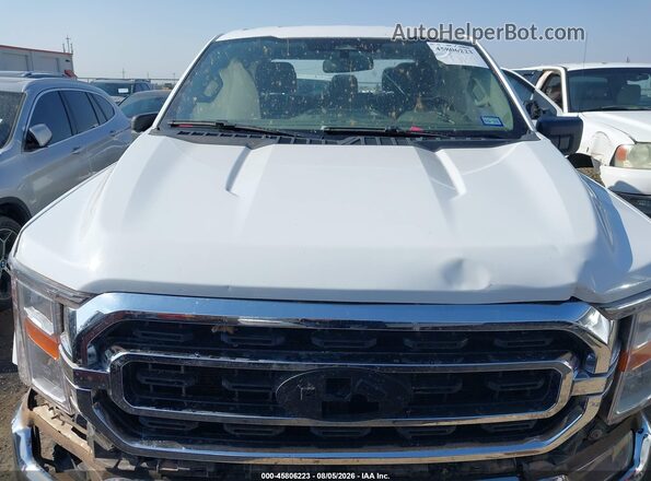 1FTFW1E59MFC05130 2021 FORD F150 White Widok wnętrza z tyłu