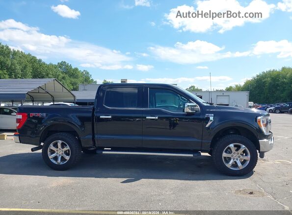 1FTFW1E59MFC84458 2021 FORD F150 Черный Вид задней части салона