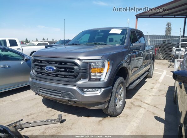1FTFW1E59PKE41417 2023 FORD F150 Gray წინა ხედი