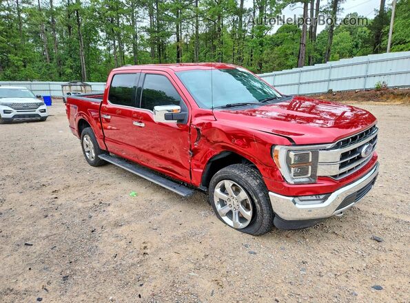 1FTFW1E5XMFA07110 2021 FORD F150 Red Front right