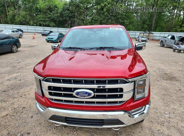 1FTFW1E5XMFA07110 2021 FORD F150 Red Front view