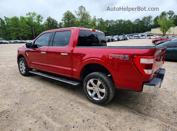 1FTFW1E5XMFA07110 2021 FORD F150 Red Rear left