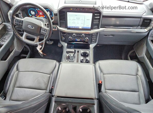 1FTFW1E5XMFA07110 2021 FORD F150 Red Dashboard view