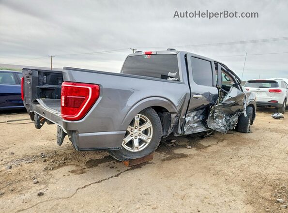 1FTFW1E5XMFA73852 2021 FORD F150 Gray Rear right