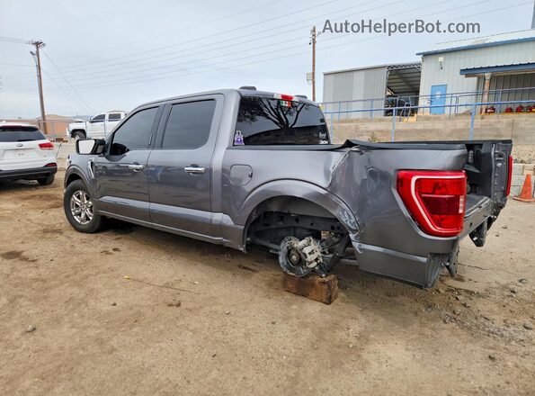 1FTFW1E5XMFA73852 2021 FORD F150 Gray Rear left
