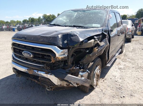 1FTFW1E5XMFC36161 2021 FORD F150 Black Front view
