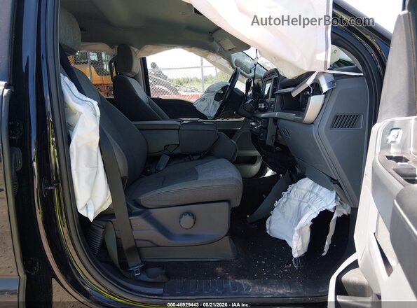 1FTFW1E5XMFC36161 2021 FORD F150 Black Front interior view