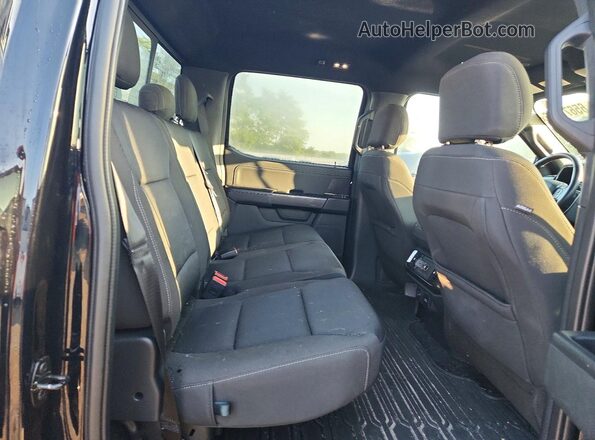 1FTFW1E80MFB59696 2021 FORD F150 Черный Вид задних сидений