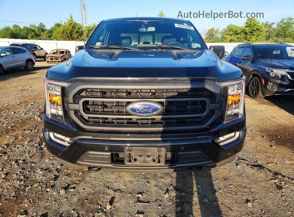 1FTFW1E80MFB59696 2021 FORD F150 Черный Вид спереди