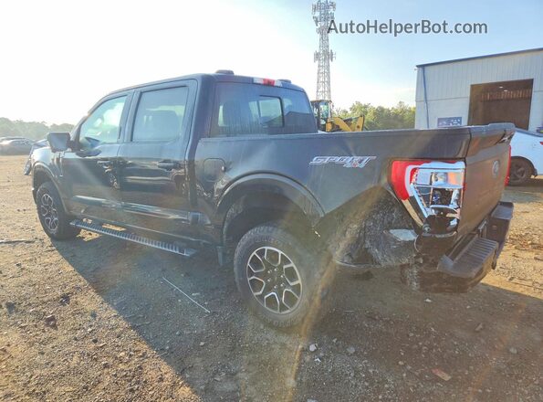 1FTFW1E80MFB59696 2021 FORD F150 Черный Задняя левая четверть