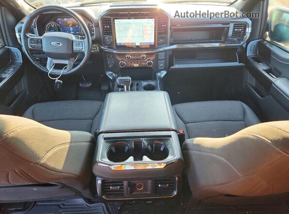1FTFW1E80MFB59696 2021 FORD F150 Черный Вид панели приборов