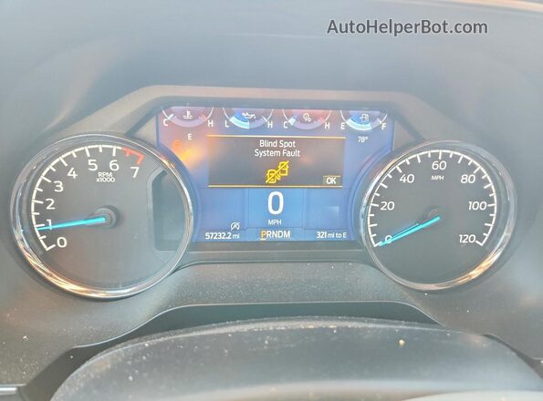 1FTFW1E80MFB59696 2021 FORD F150 Черный Вид щитка приборов