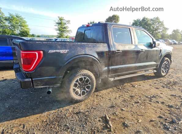 1FTFW1E80MFB59696 2021 FORD F150 Черный Задняя правая четверть