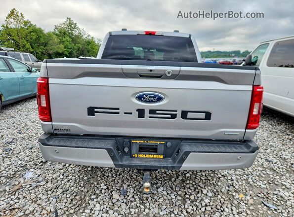 1FTFW1E80MFC31044 2021 FORD F150 Silver Հետևի տեսք