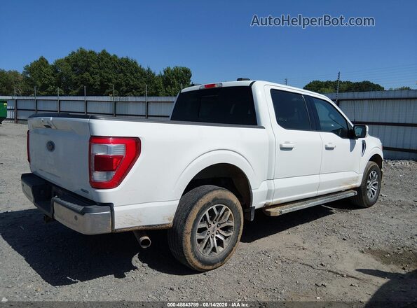 1FTFW1E80NFB58811 2022 FORD F150 Белый Задняя правая четверть