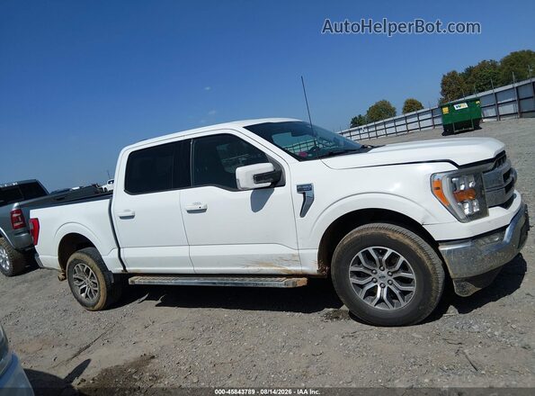 1FTFW1E80NFB58811 2022 FORD F150 Белый Вид задней части салона