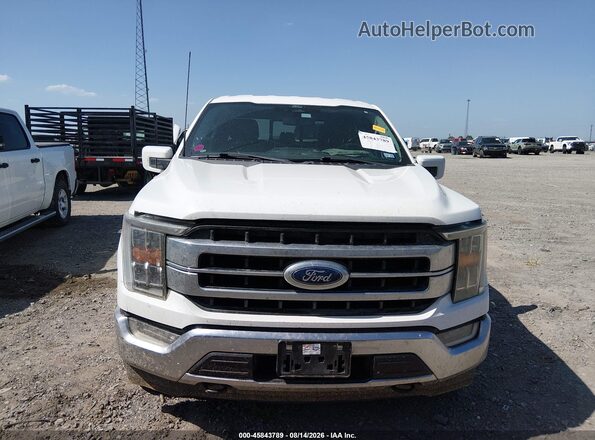 1FTFW1E80NFB58811 2022 FORD F150 Белый Вид щитка приборов