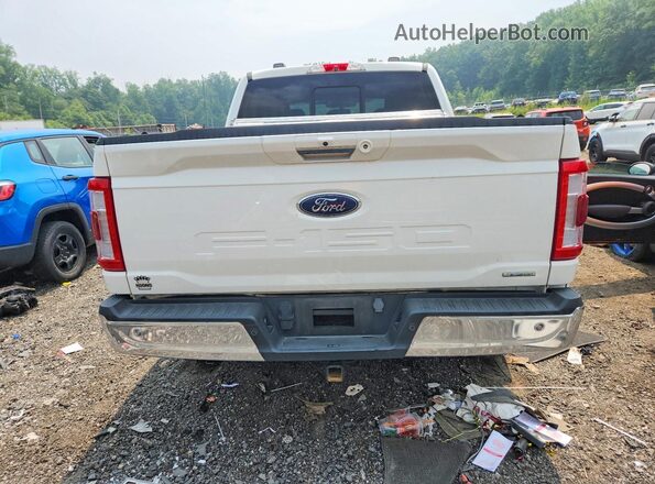 1FTFW1E80PFA41622 2023 FORD F150 White Widok z tyłu