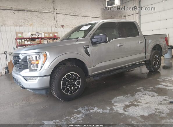 1FTFW1E81NFB11058 2022 FORD F150 Silver Przód lewy
