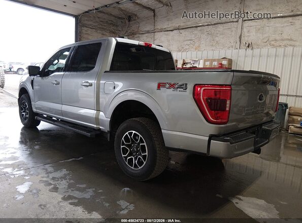 1FTFW1E81NFB11058 2022 FORD F150 Silver Tył lewy