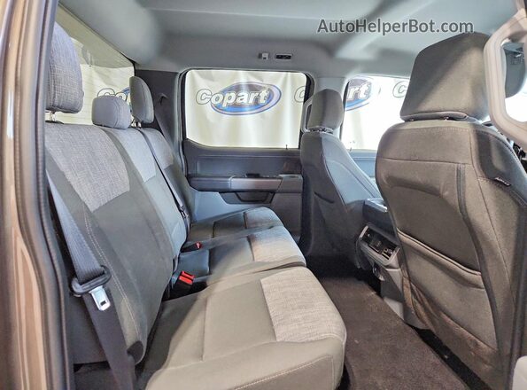 1FTFW1E81PFA77223 2023 FORD F150 Tan Вид задніх сидінь