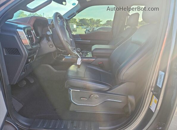 1FTFW1E81PFC16671 2023 FORD F150 Gray Front interior view