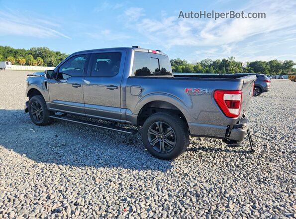 1FTFW1E81PFC16671 2023 FORD F150 Gray Rear left