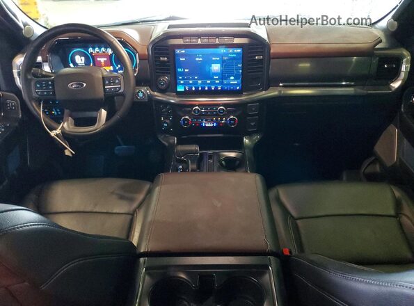1FTFW1E81PFD22117 2023 FORD F150 Серый Вид панели приборов
