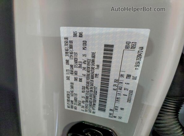 1FTFW1E81PFD22117 2023 FORD F150 Серый Вид подкапотного пространства