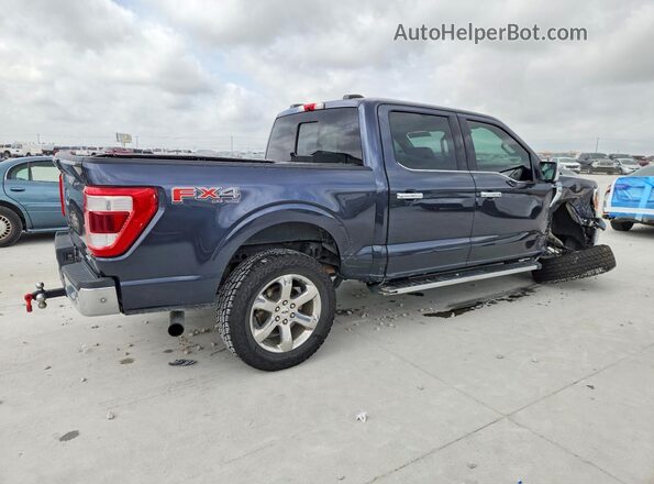 1FTFW1E82MFA81289 2021 FORD F150 Blue Tył prawy