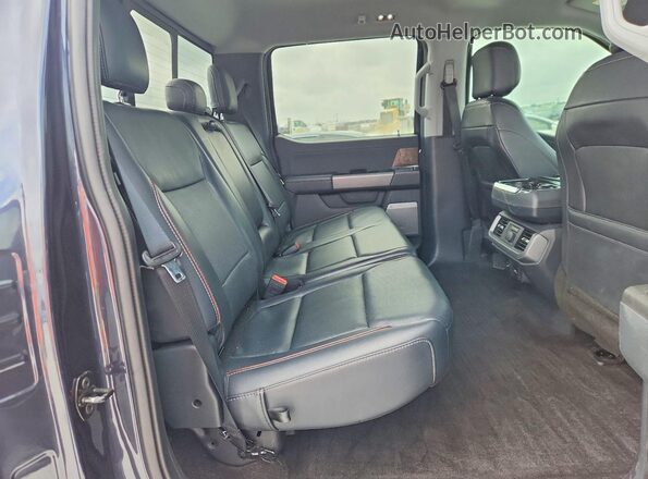 1FTFW1E82MFA81289 2021 FORD F150 Blue Widok tylnych siedzeń