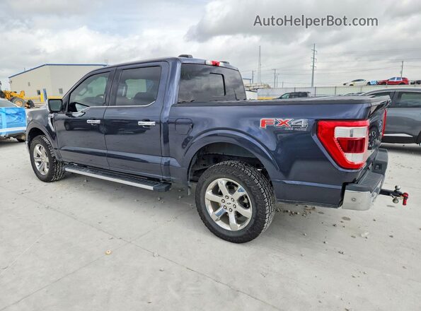 1FTFW1E82MFA81289 2021 FORD F150 Blue Tył lewy