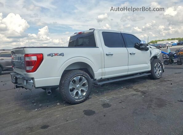 1FTFW1E82MFB12282 2021 FORD F150 White Задня права чверть