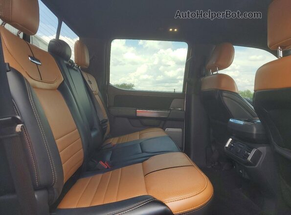 1FTFW1E82MFB12282 2021 FORD F150 White Вид задніх сидінь