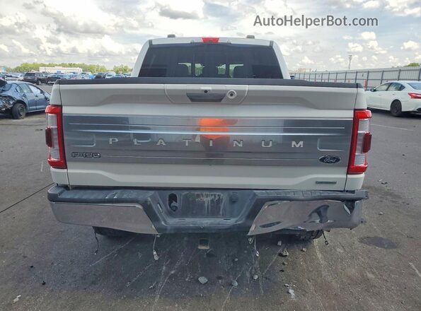 1FTFW1E82MFB12282 2021 FORD F150 White Вид ззаду