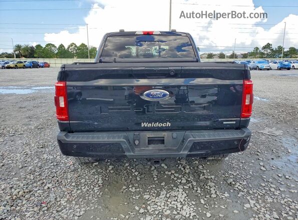 1FTFW1E82MFB65144 2021 FORD F150 Black უკანა სავარძლების ხედი