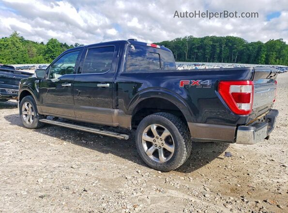 1FTFW1E82MFB92408 2021 FORD F150 Brown Հետևի ձախ