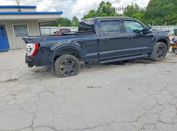 1FTFW1E82MFB96779 2021 FORD F150 Черный Задняя правая четверть