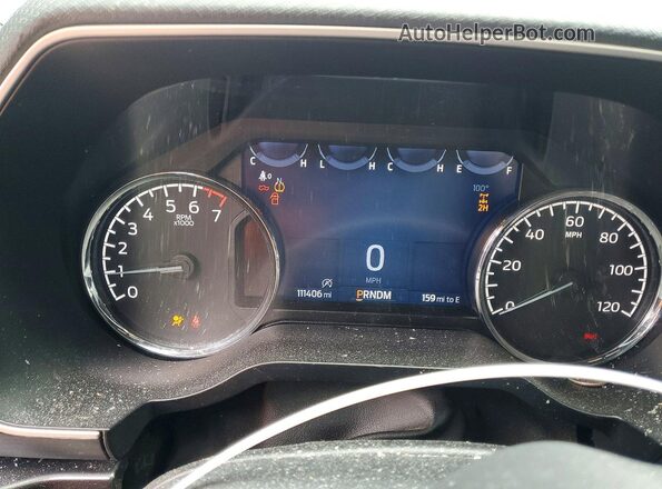 1FTFW1E82MFB96779 2021 FORD F150 Черный Вид щитка приборов